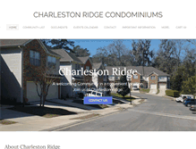 Tablet Screenshot of charlestonridge.com